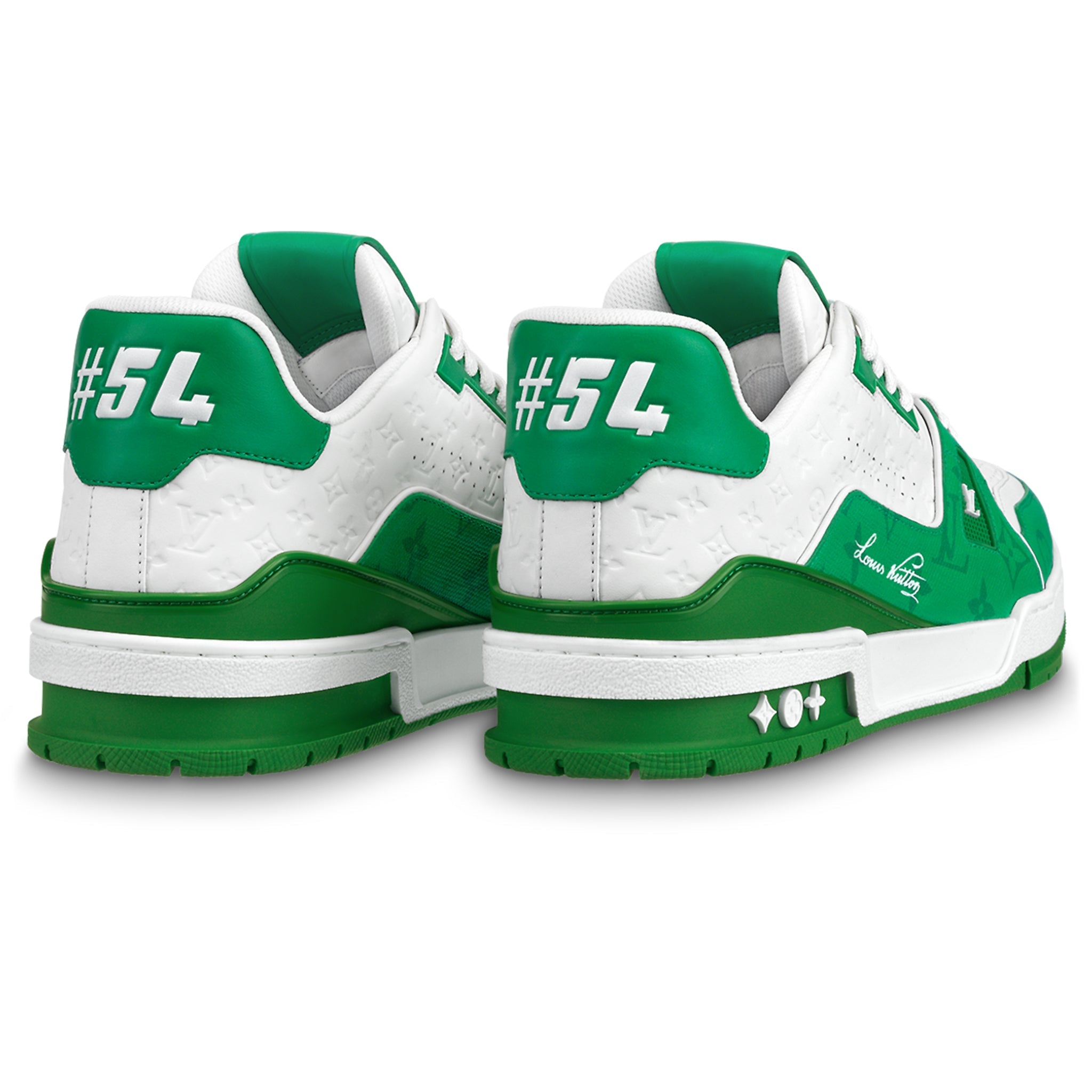 Louis Vuitton LV Trainer '54' White Green Sneaker - view 2