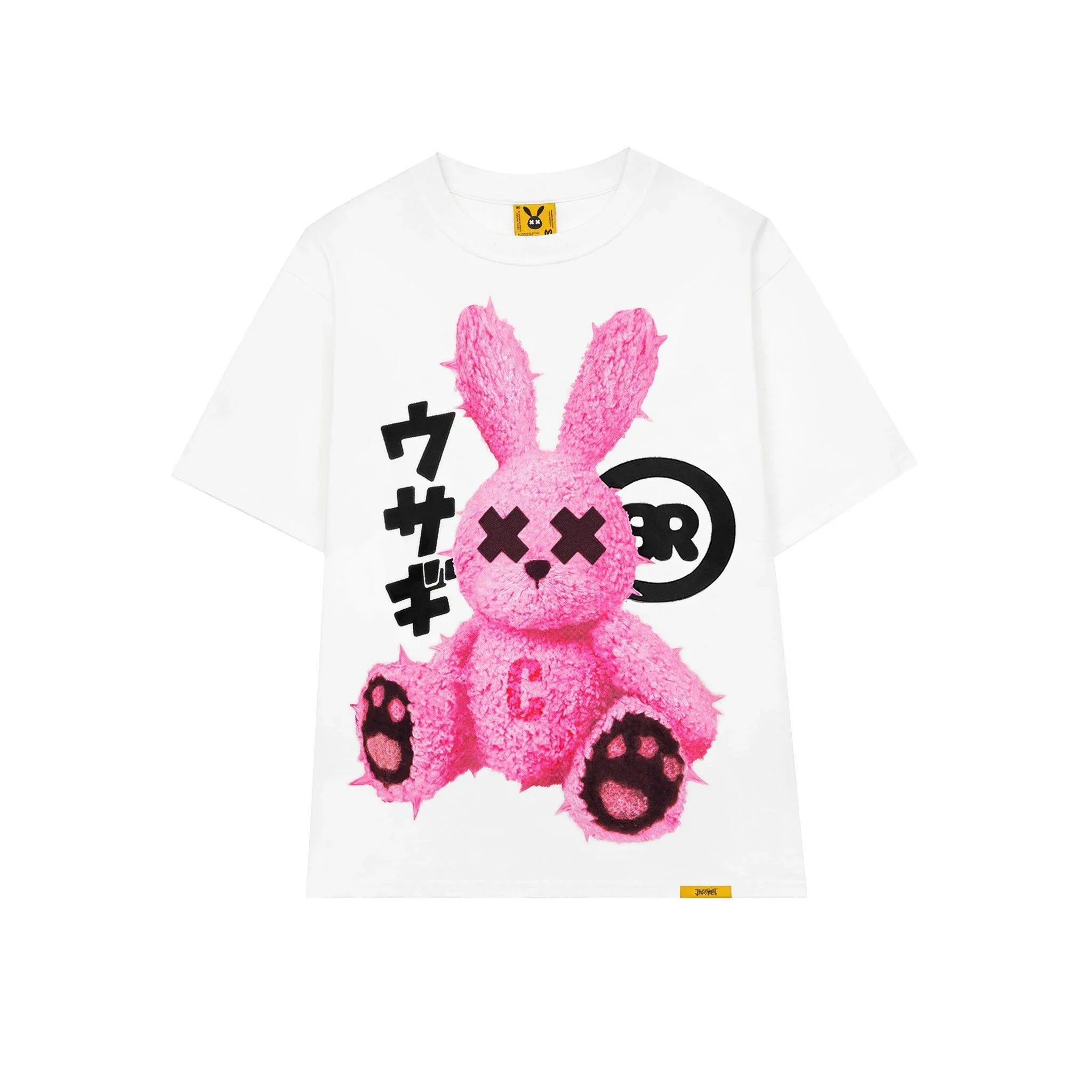 Sneaker Cafe Mumbai Pink Rabbit Tee - White