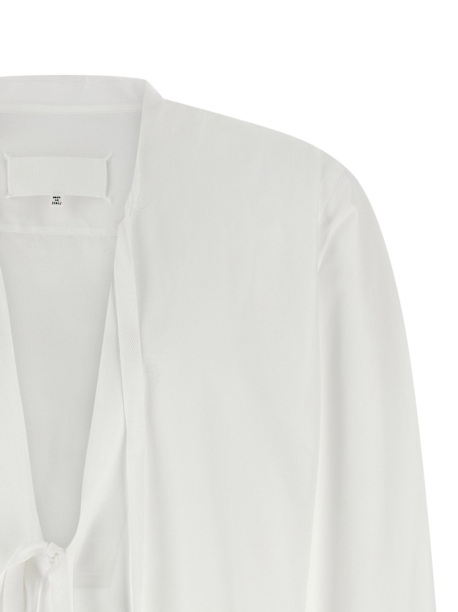 Maison Margiela Raw Cut Hem Shirt – 100% cotton - view 3