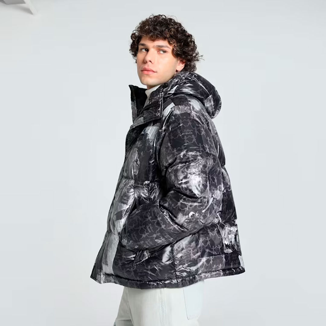 Puma | X Kidsuper All Over Print Puffer { Black - view 2