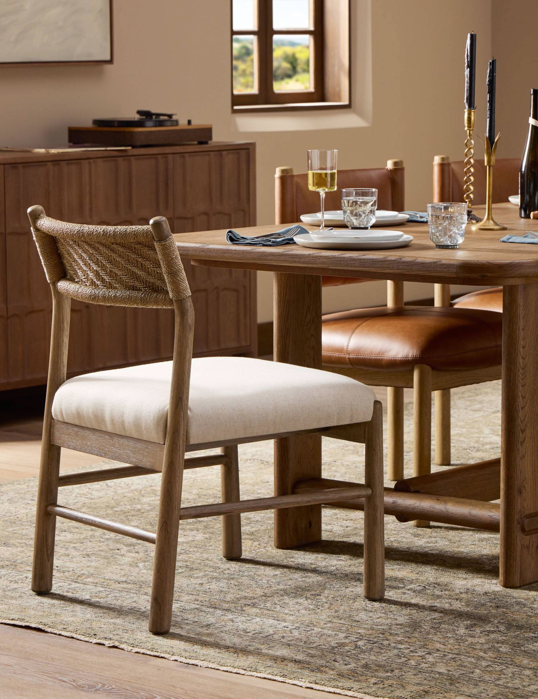 Lulu and Georgia Brighton Dining Chair – Natural - view 2