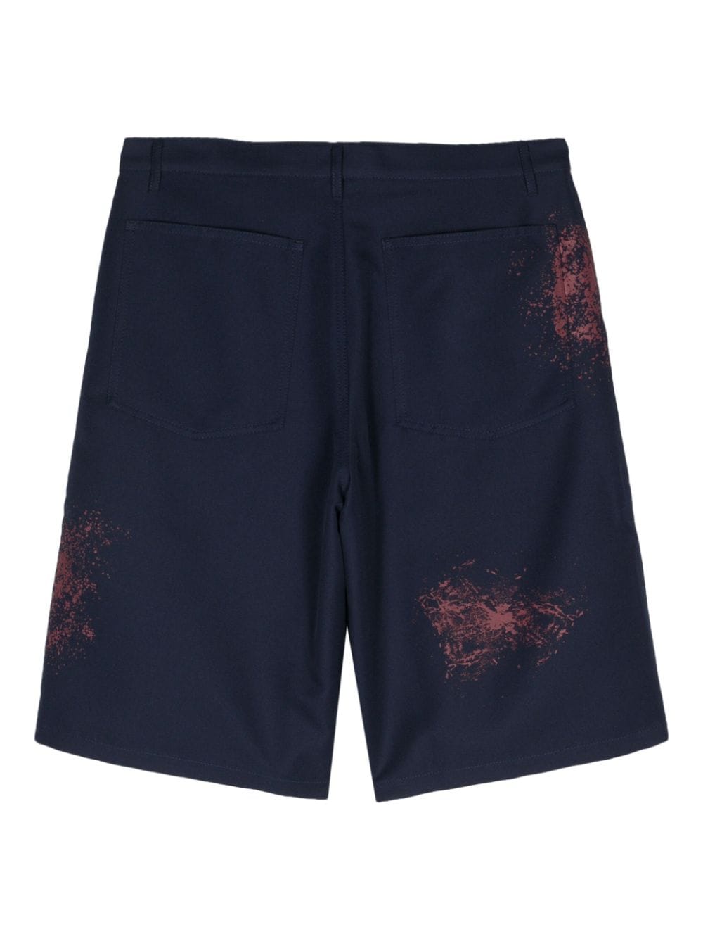 Comme Des Garcons Paint splatter-detail shorts - view 2