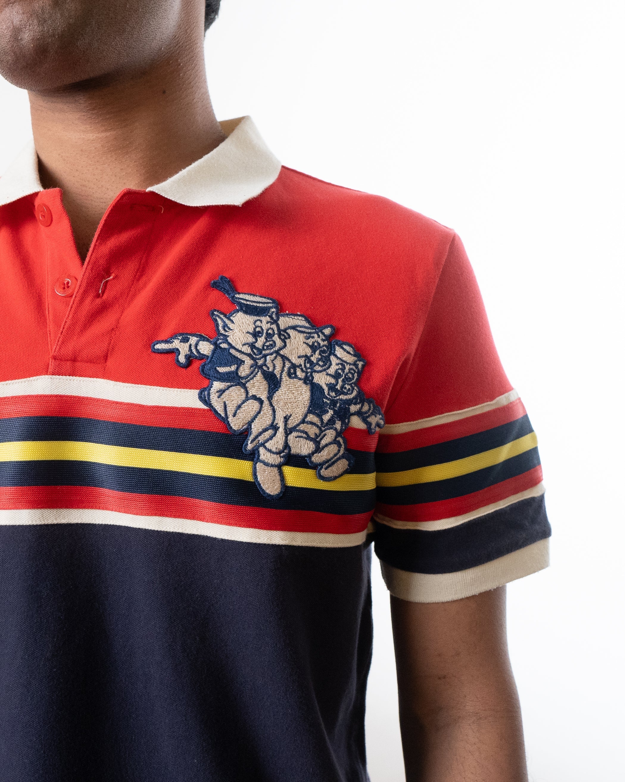 Gucci Three Little Pigs Polo T-Shirt - view 2
