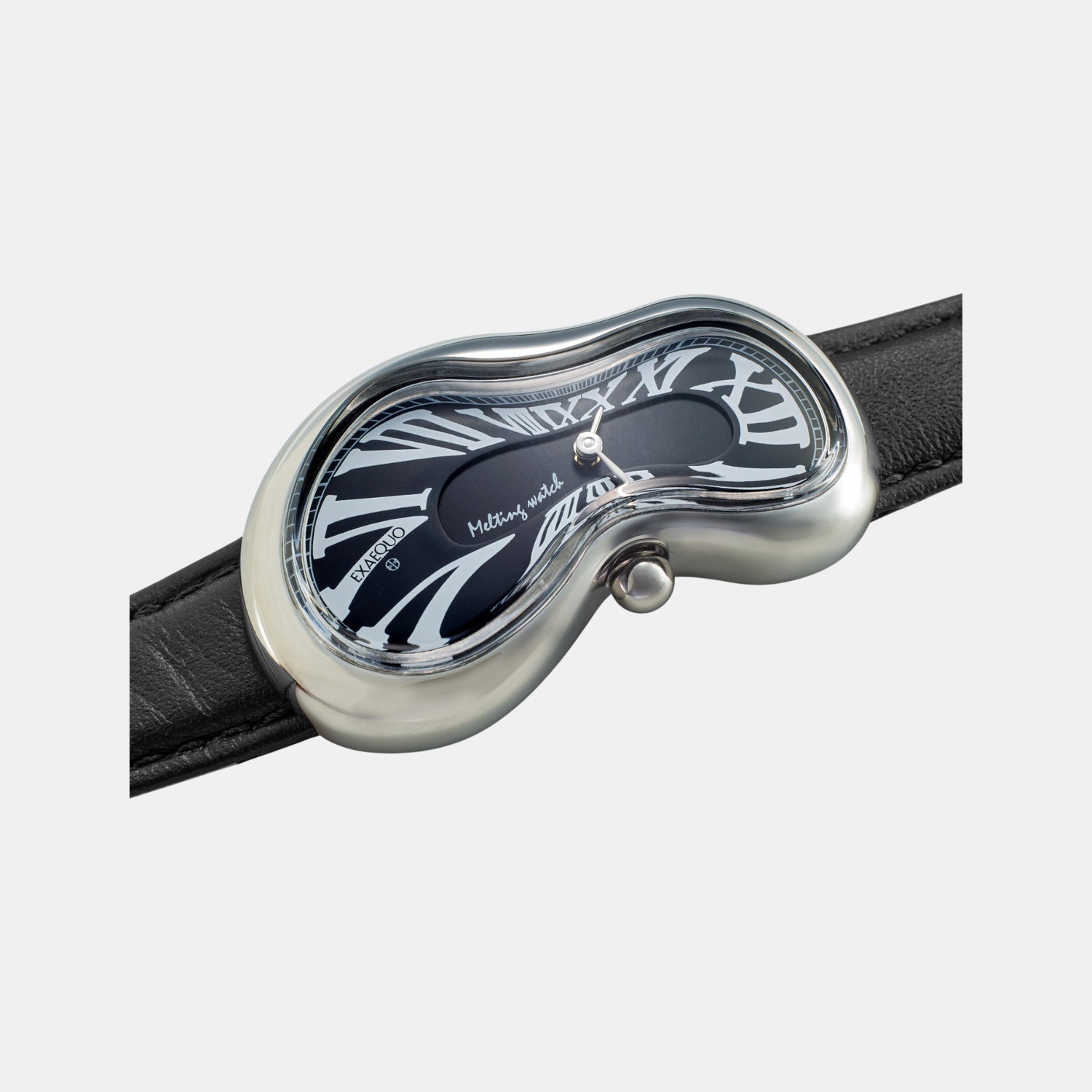 Exaequo Classic Unisex Quartz Black Dial Analog Leather Watch EX0001.0001 - view 2