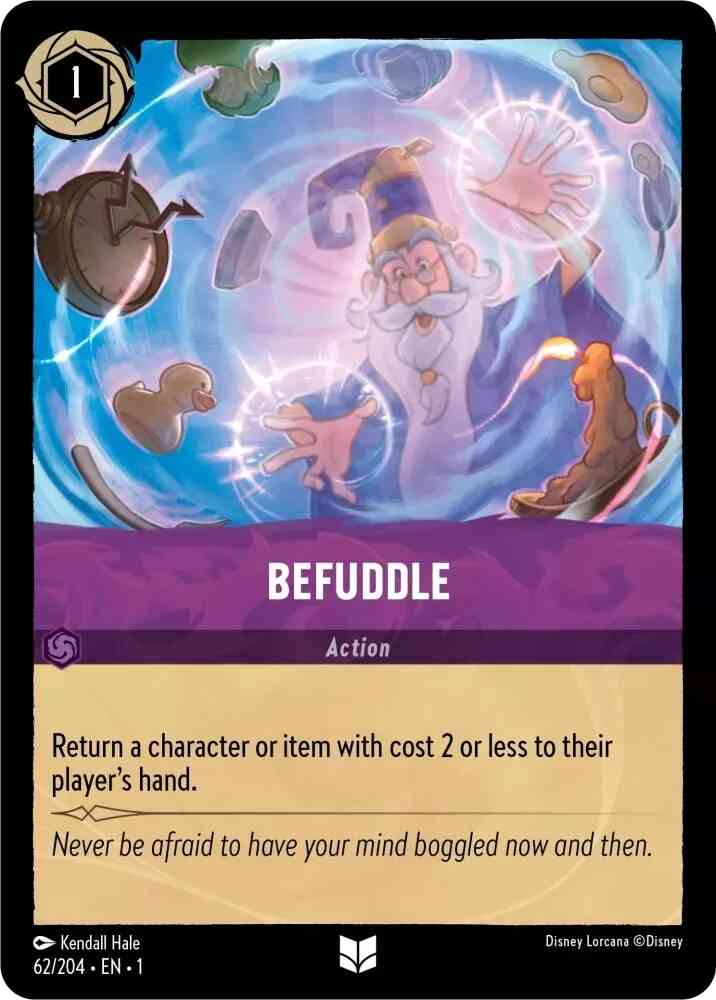 204 the first – Lorcana Befuddle - 62/204 [The First Chapter] [Cold Foil]