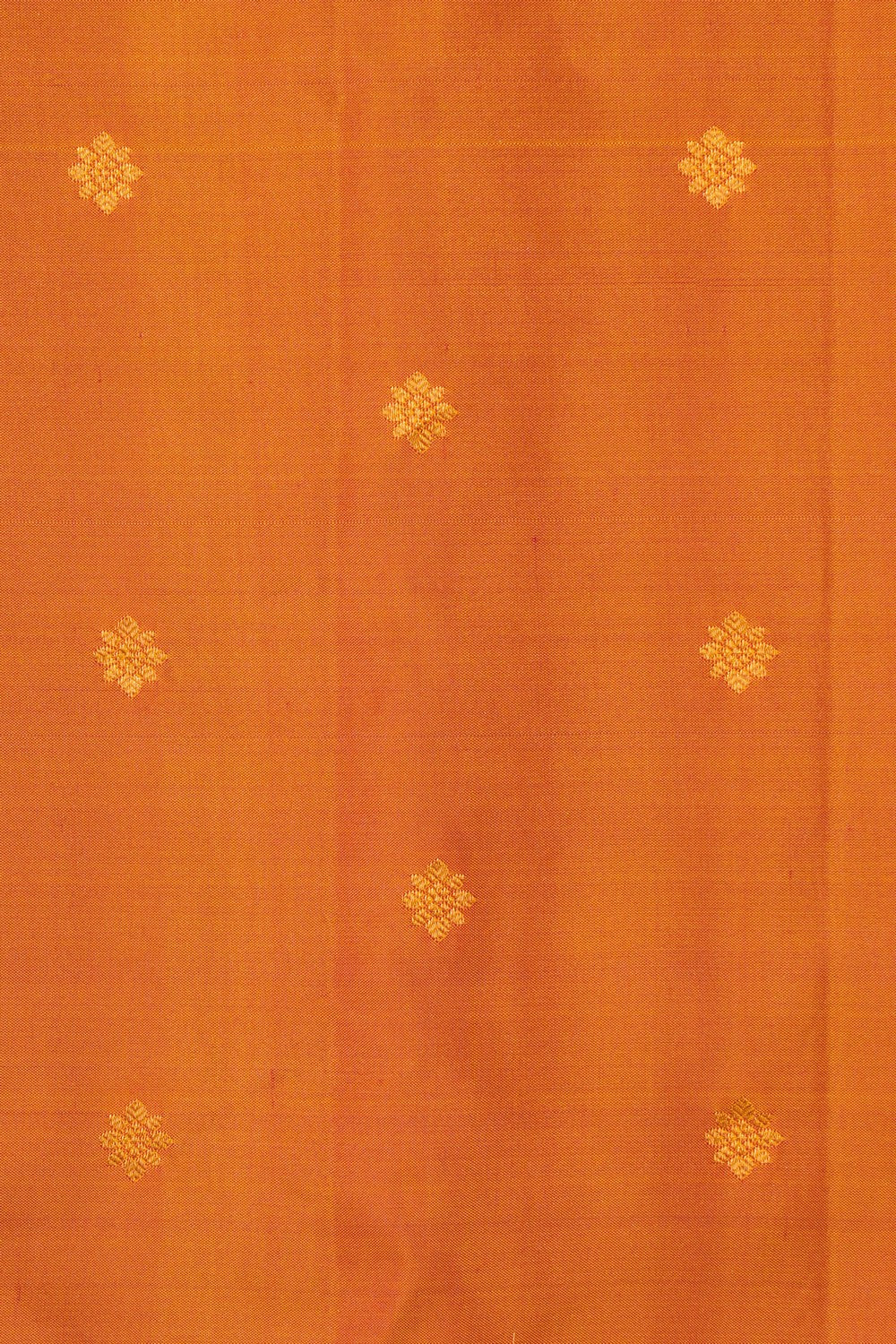 Kalanjali Gadwal Silk Orange Saree – Women's - view 2