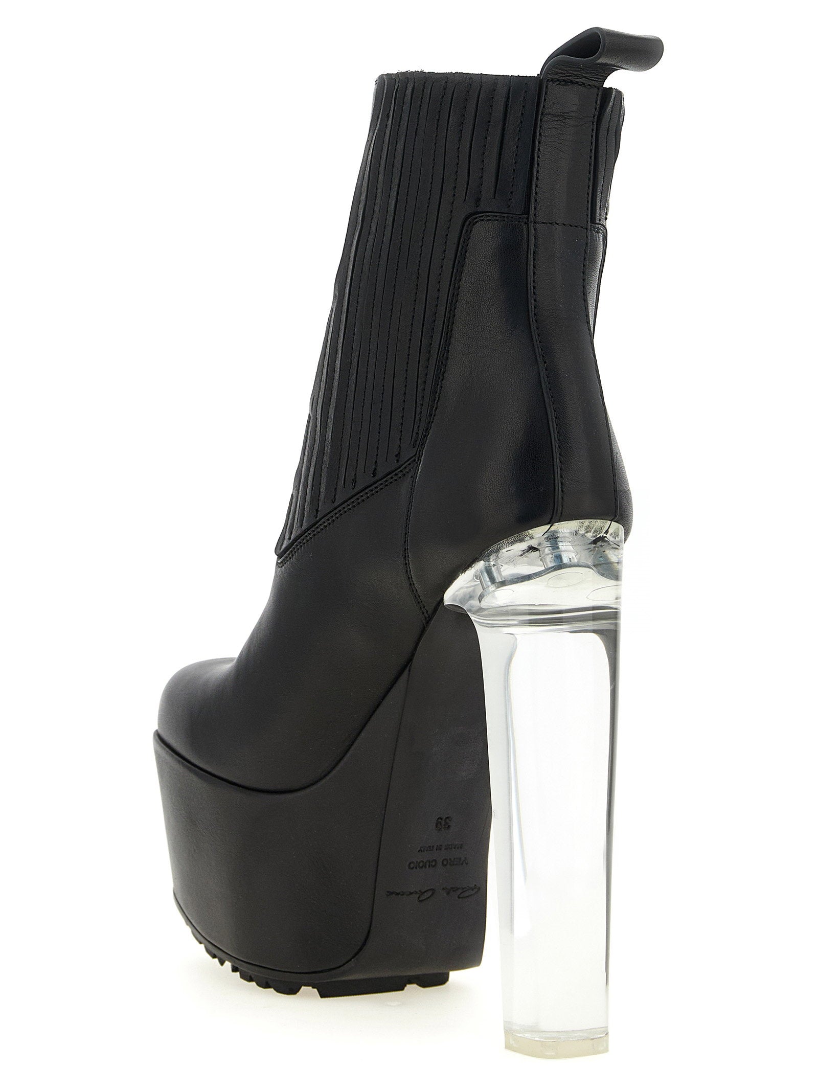 Rick Owens Beatle Kiss Ankle Boots - view 3