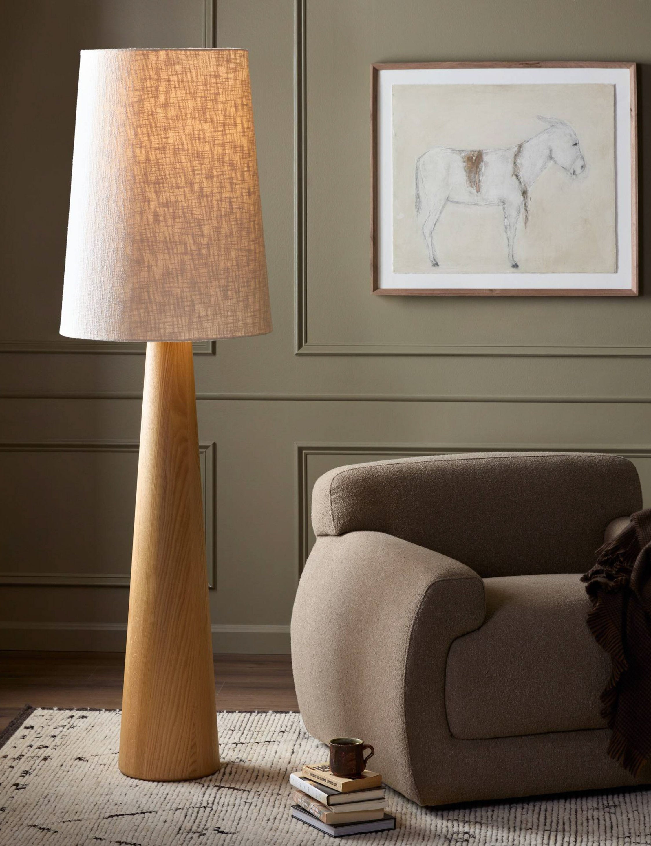 Lulu and Georgia Sheffield Floor Lamp – Natural - view 2