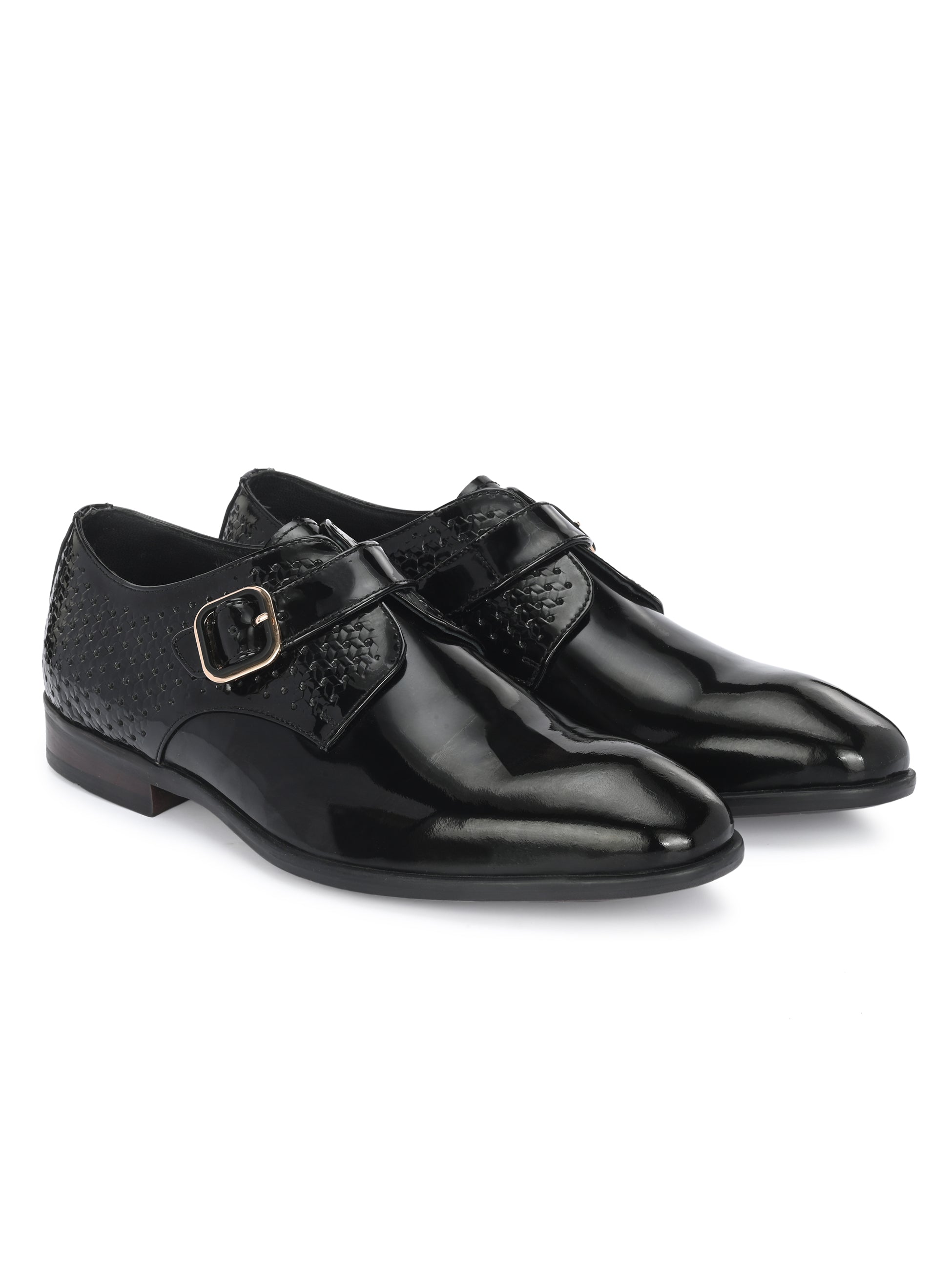 Egoss Shoes Egoss Platinum Buckled Shoes For Men - view 2