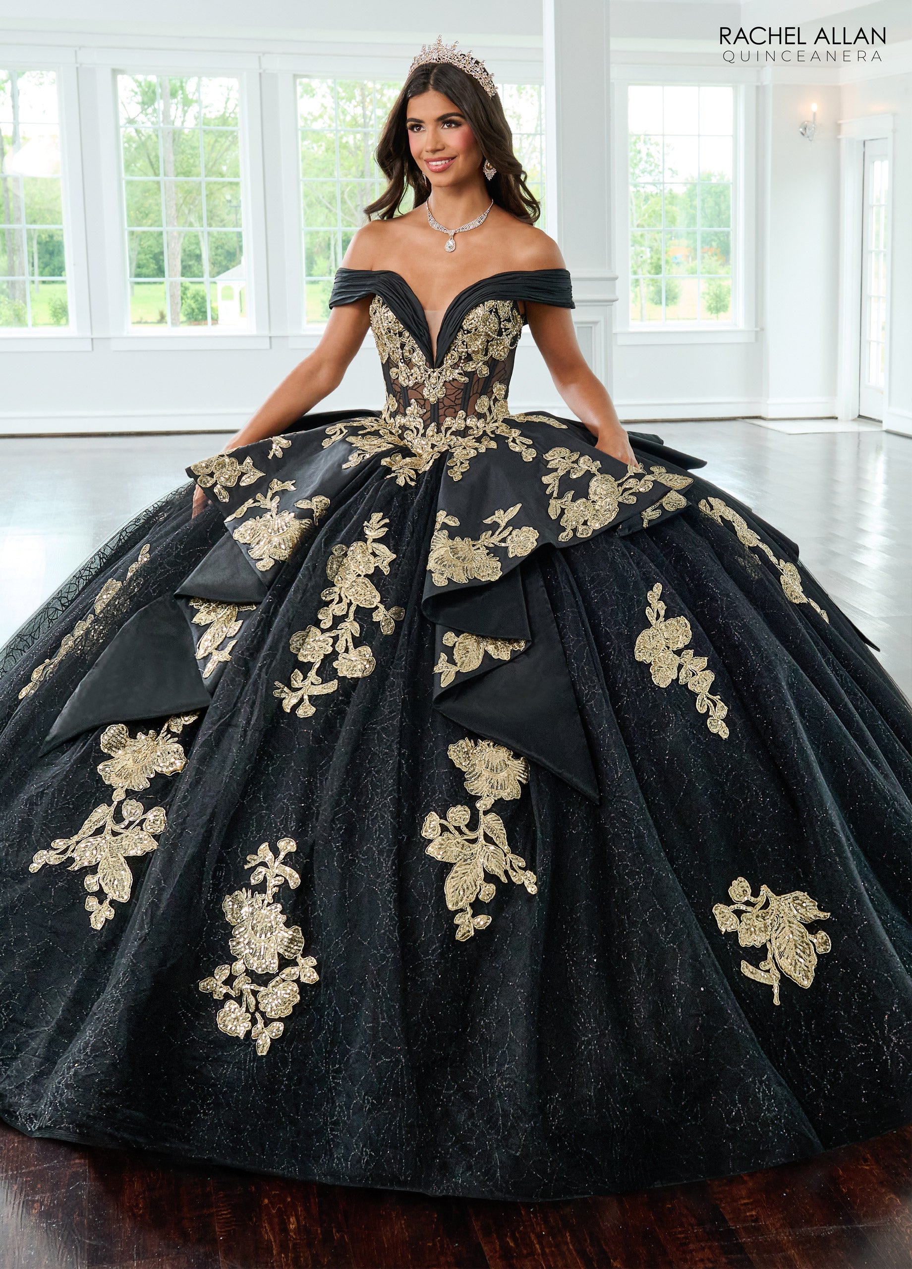 Mary's Bridal Off Shoulder Quinceanera Dress by Rachel Allan RQ2222