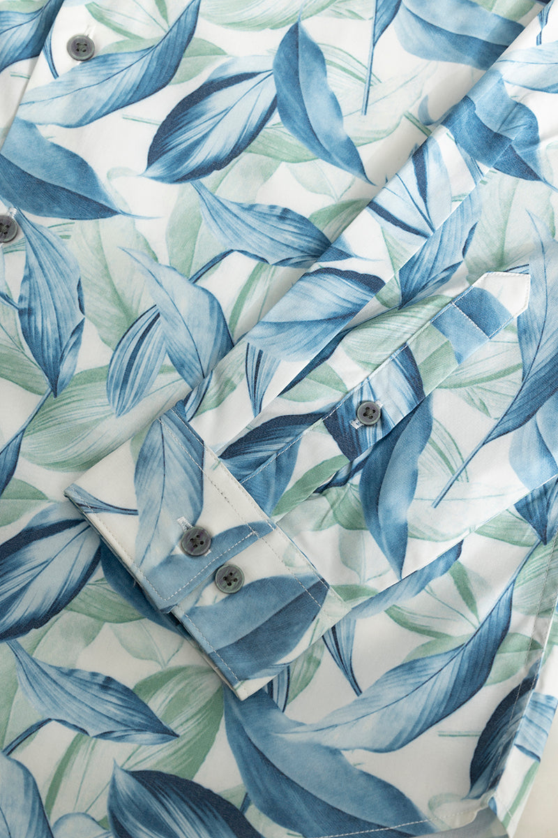 SNITCH Autumn Burst Blue Shirt - view 7