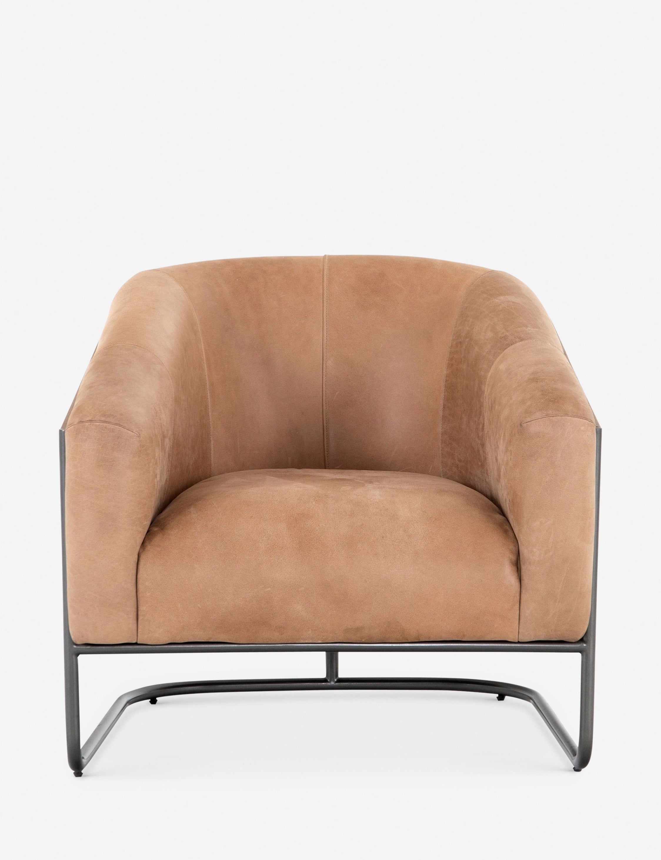 Lulu and Georgia Gianni Leather Accent Chair - view 2