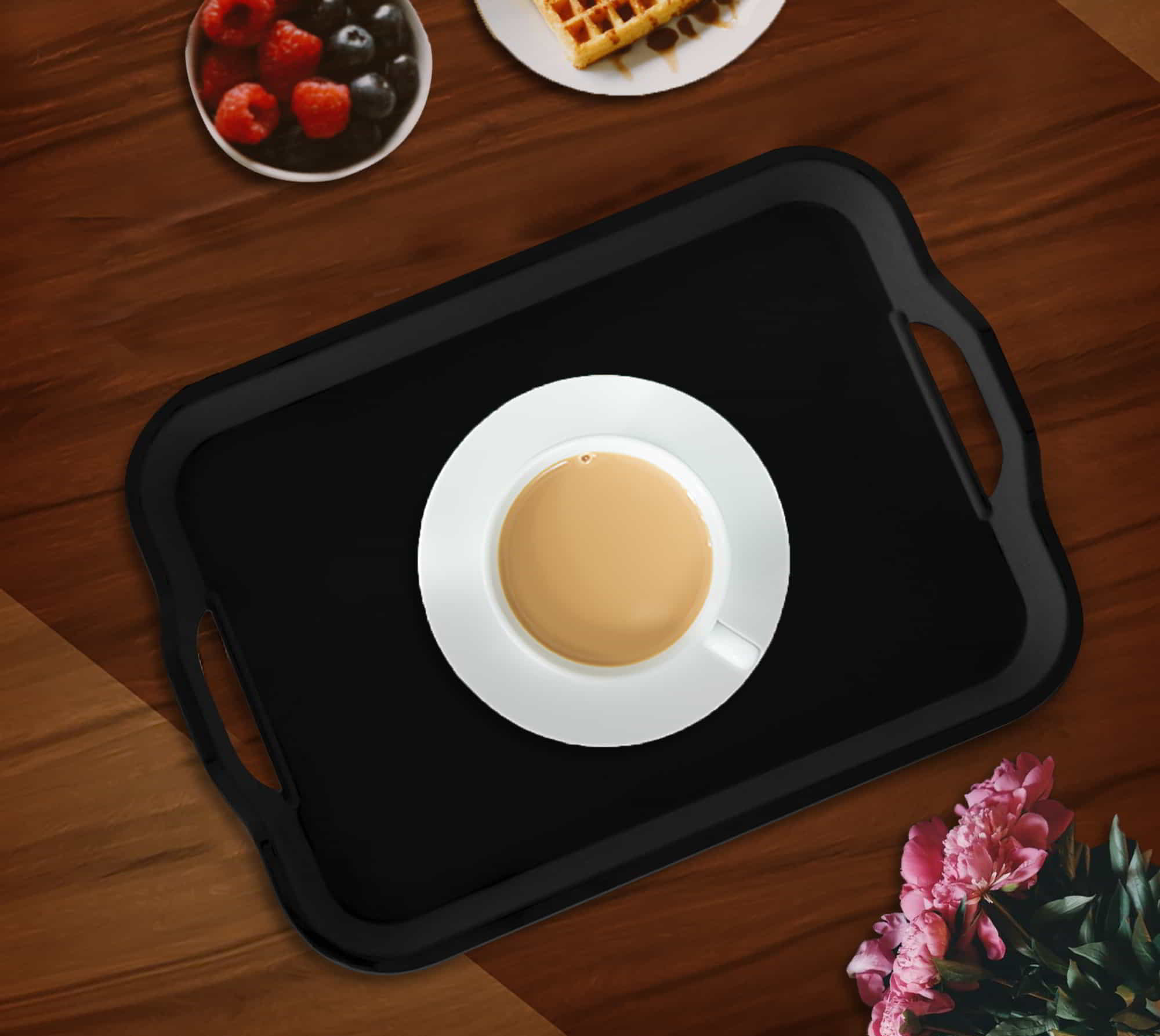Orient Tray (Milton) – Black - view 2