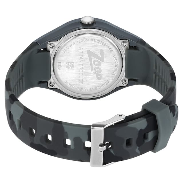 Zoop Camo Analog Grey Dial Plastic Strap - view 2