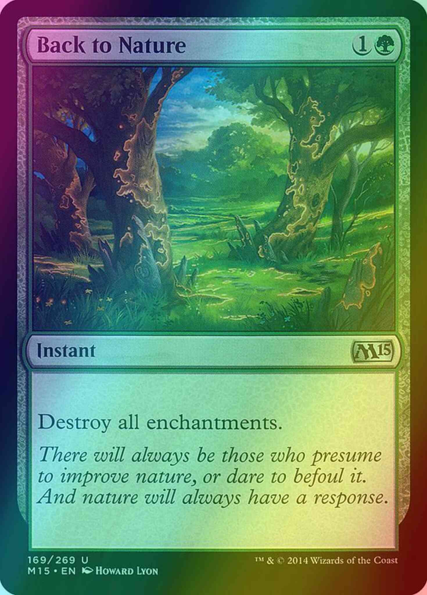 Nature 169 magic – Back to Nature [169] [Magic 2015] [Foil]