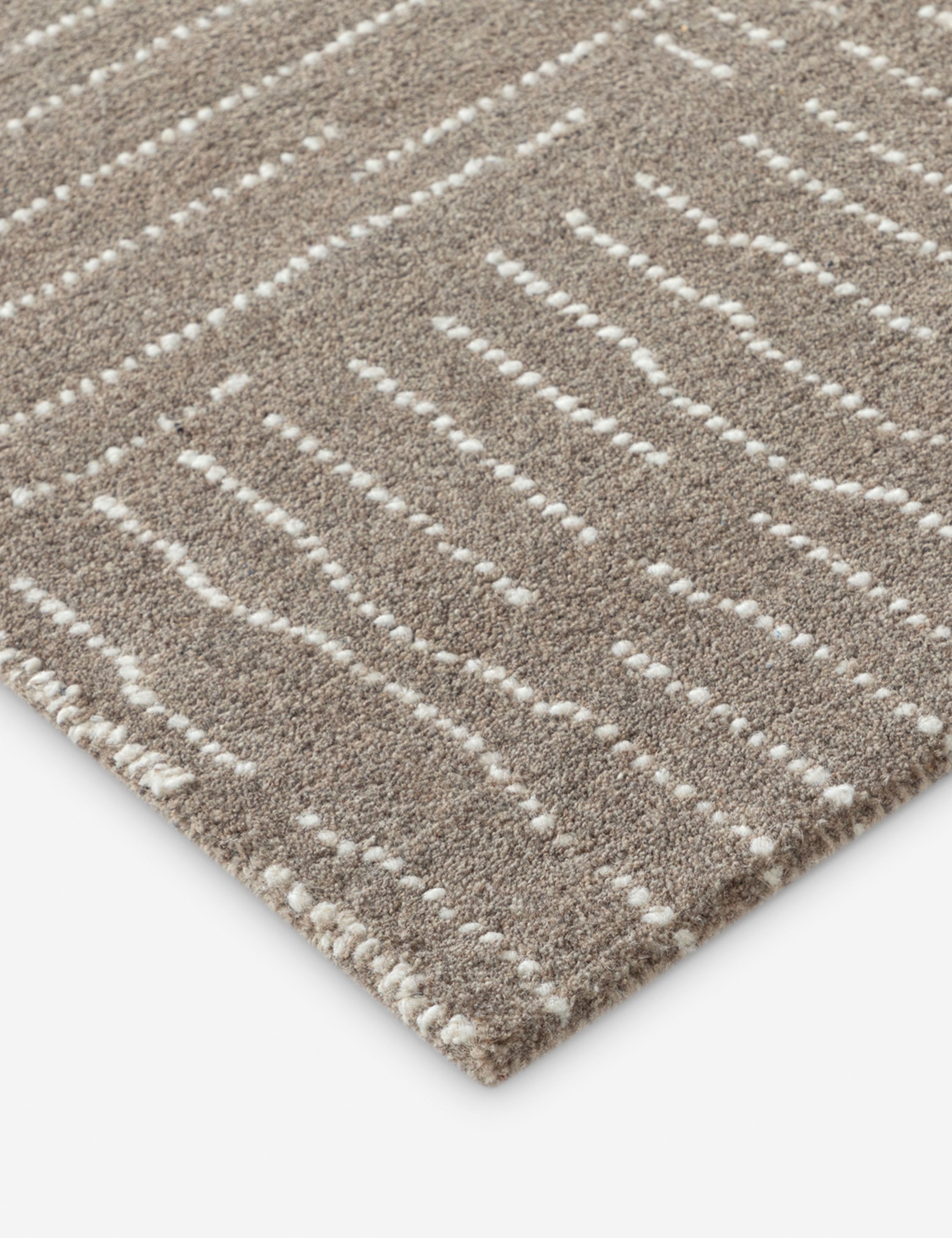 Lulu and Georgia Kanda Hand-Tufted Wool Rug – Coffee - view 6