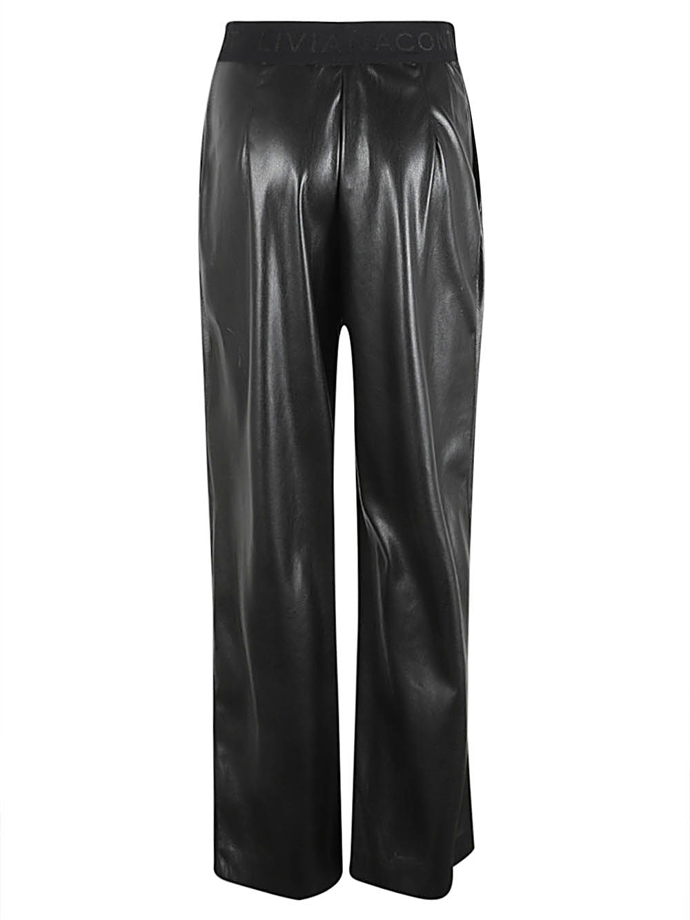 Liviana Conti Faux leather trousers - view 2