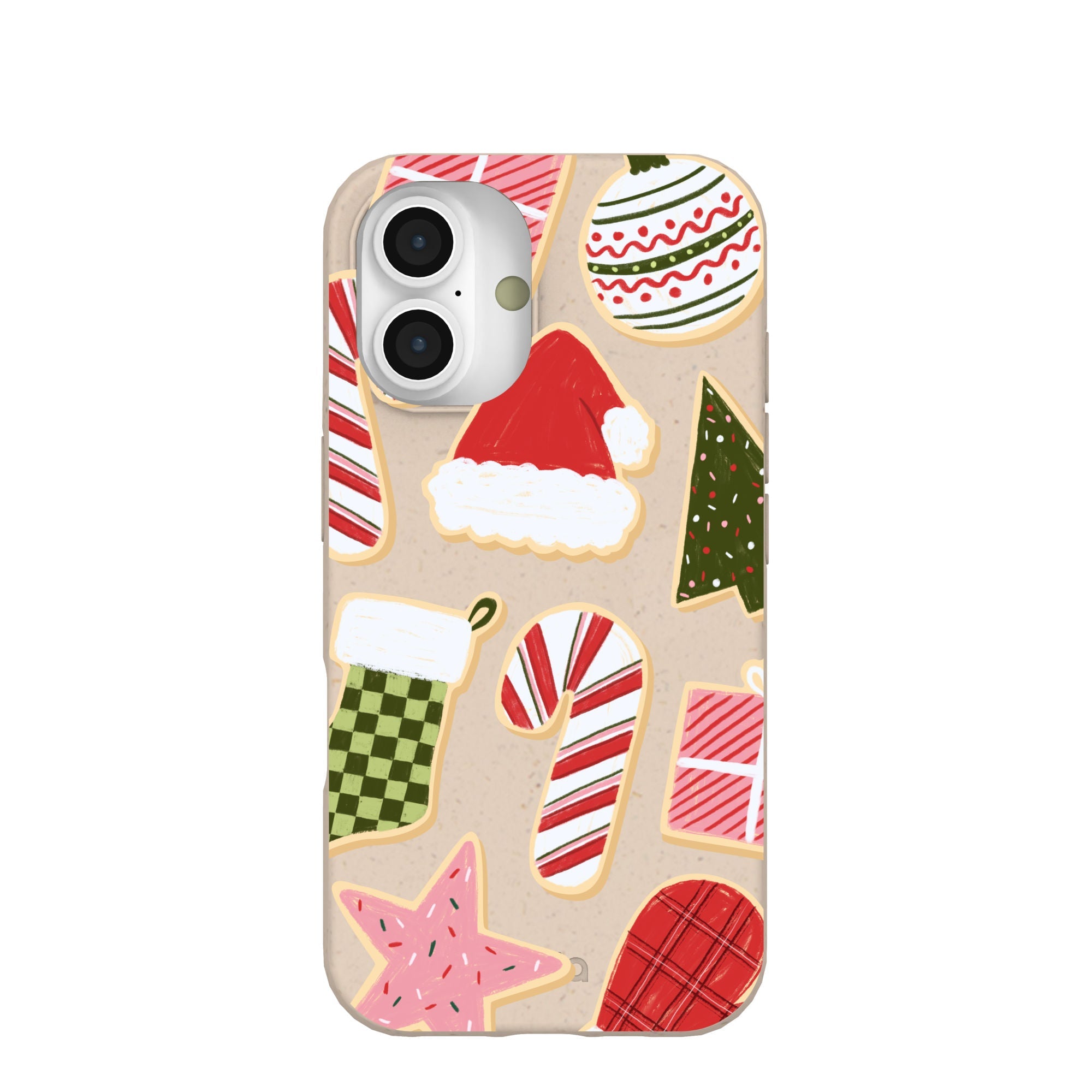 Pela Case Seashell Festive Cookies iPhone 16 Case