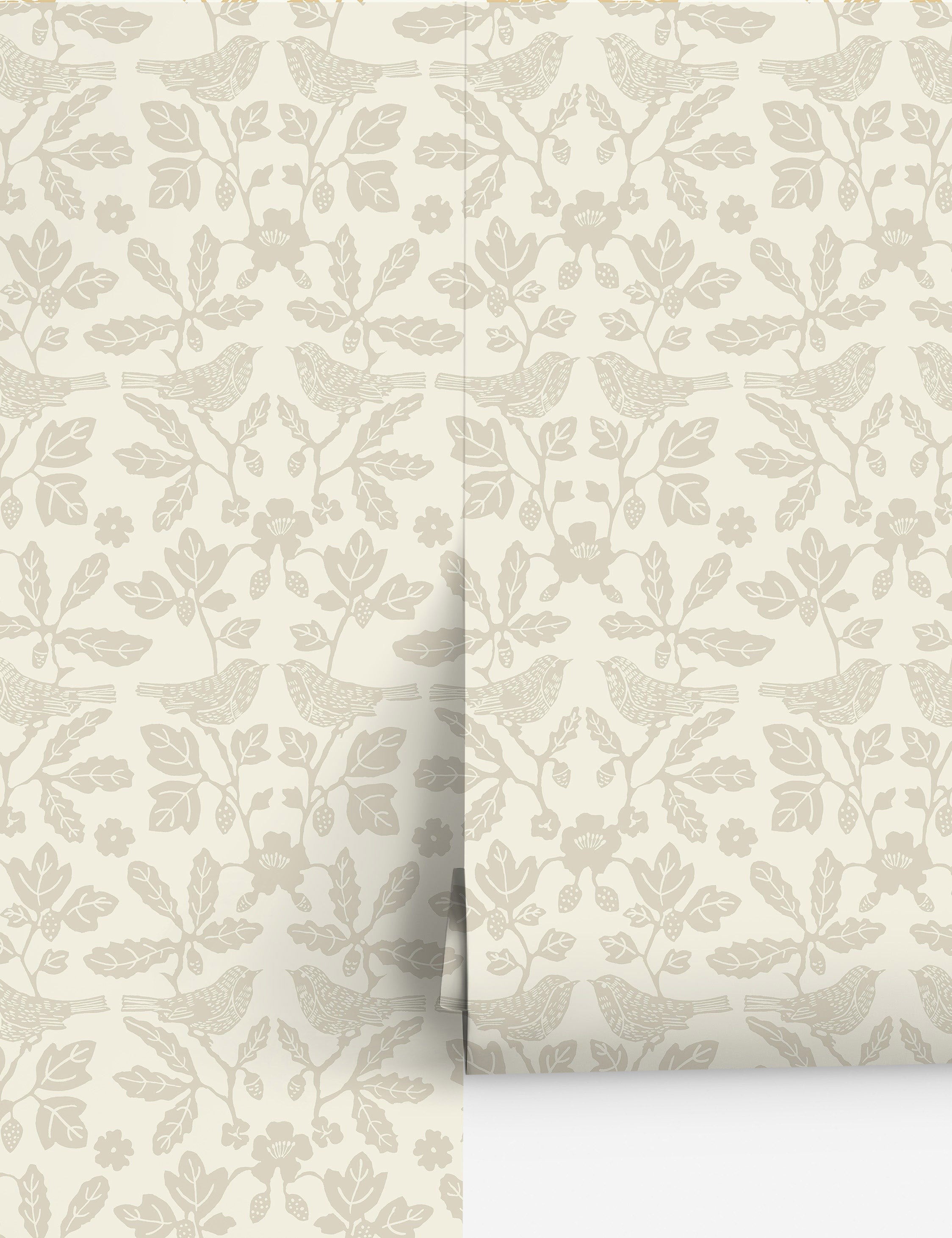Lulu and Georgia Sparrow and Oak Peel + Stick Wallpaper by Erin & Ben Co. - view 3