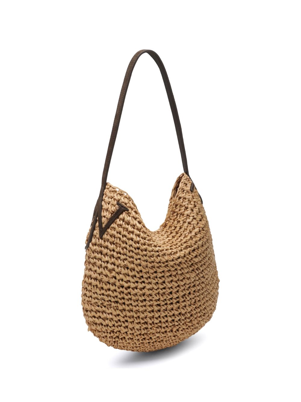032C JW Anderson Anchor Logo Raffia Tote - view 3