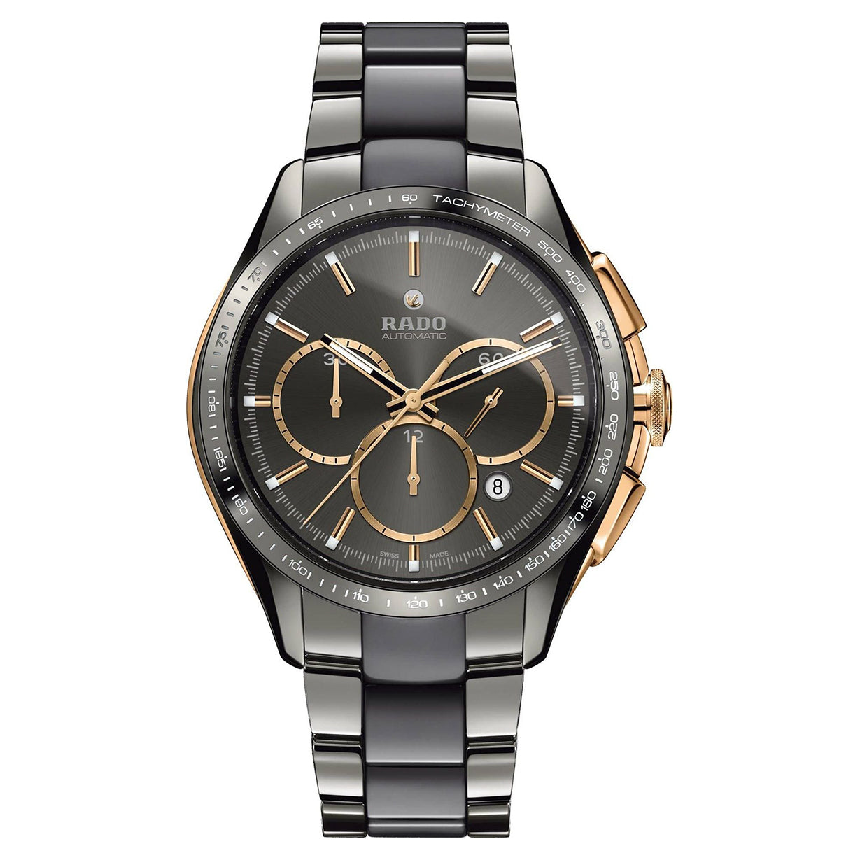 Rado Hyperchrome Grey Dial Men 45mm - view 4