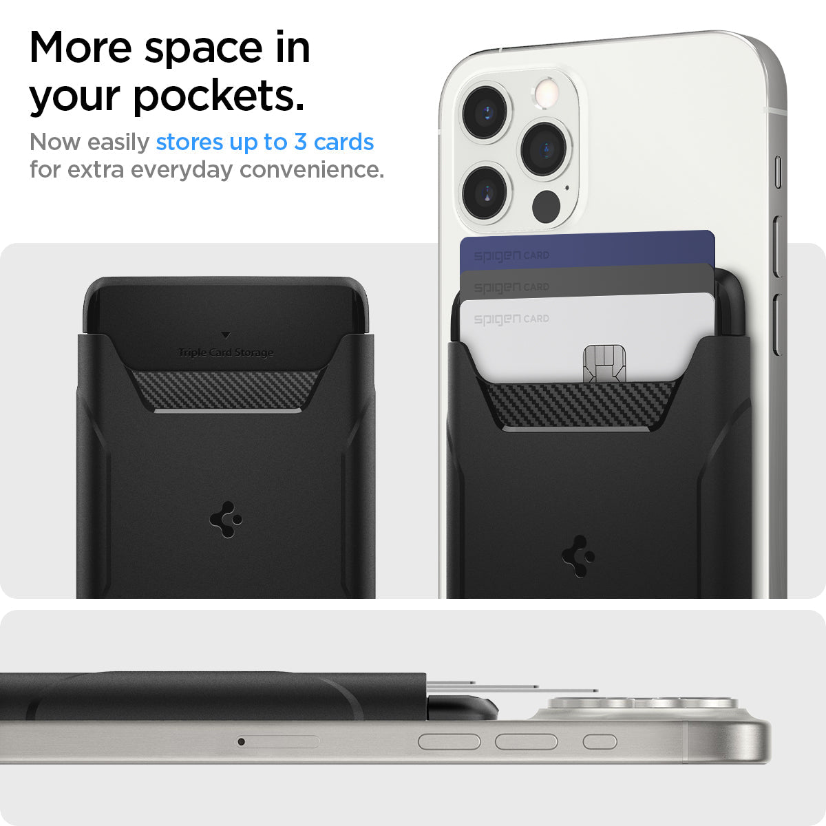 Accessories MagSafe Card Holder Rugged Armor | 3 Cards (MagFit) - view 17