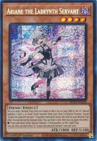Yu-Gi-Oh! Ariane the Labrynth Servant - MP23-EN228 - Prismatic Secret Rare - 1st Edition