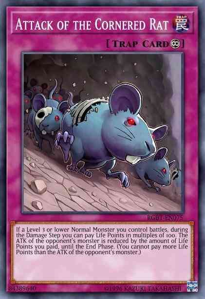 Yu-Gi-Oh! Attack of the Cornered Rat - RGBT-EN075 - Common - 1st Edition