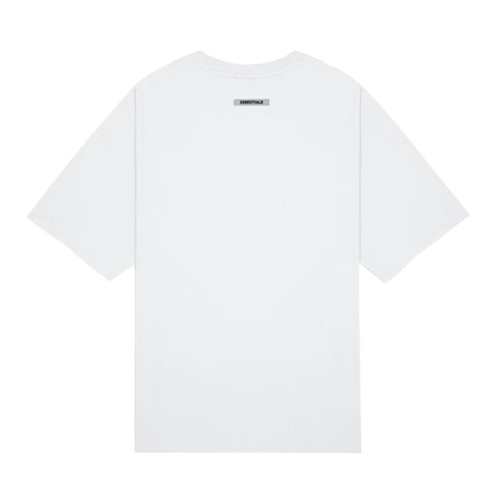 HYPE ELIXIR Fear of God Essentials Boxy T-Shirt Applique Logo White - view 2