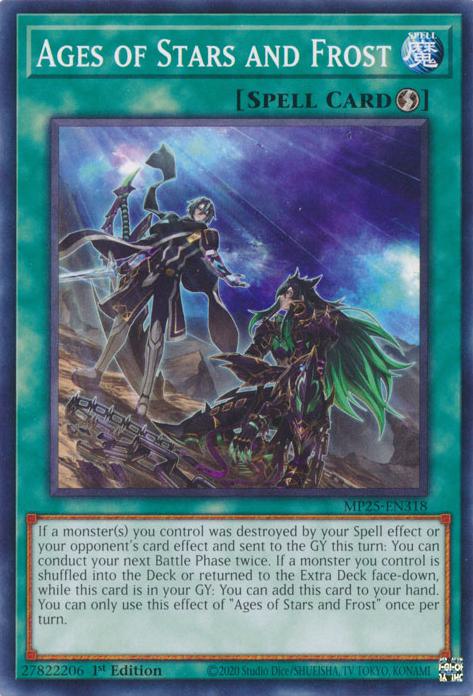 Yu-Gi-Oh! Ages of Stars and Frost - MP25-EN318 - Common - 1st Edition