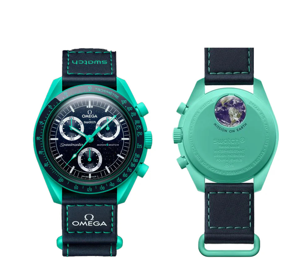 My Store Swatch X Omega Bioceramic Moonswatch Mission On Earth - Polar Lights