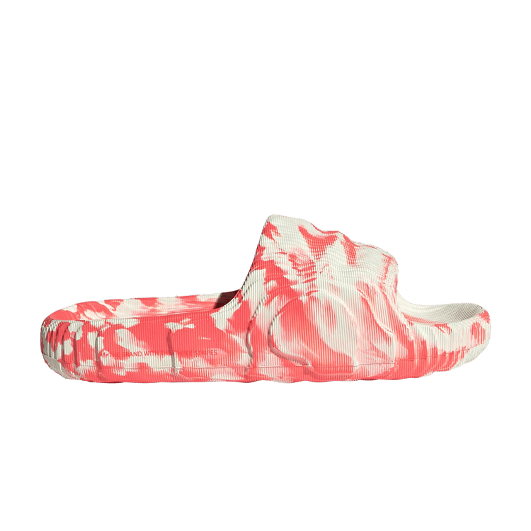 Yeezy adidas Adilette 22 Slides Ivory Solar Red