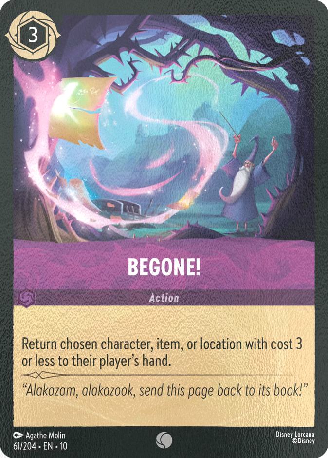 Well cold foil – Lorcana Begone! - 61/204 [Whispers in the Well] [Cold Foil]