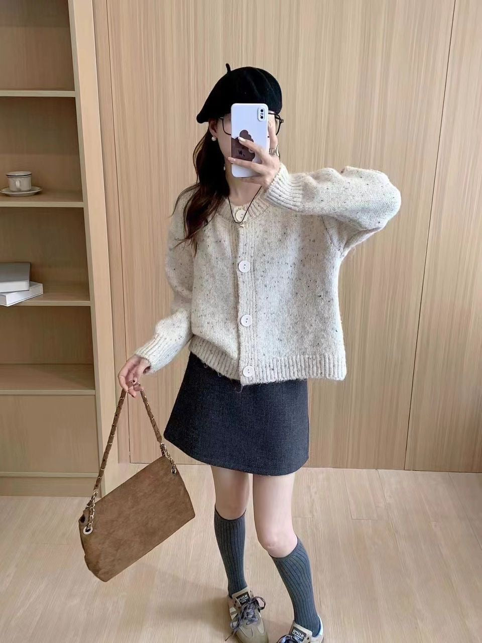 Alamode By Akanksha Palermo Woolen Sweater – Grey