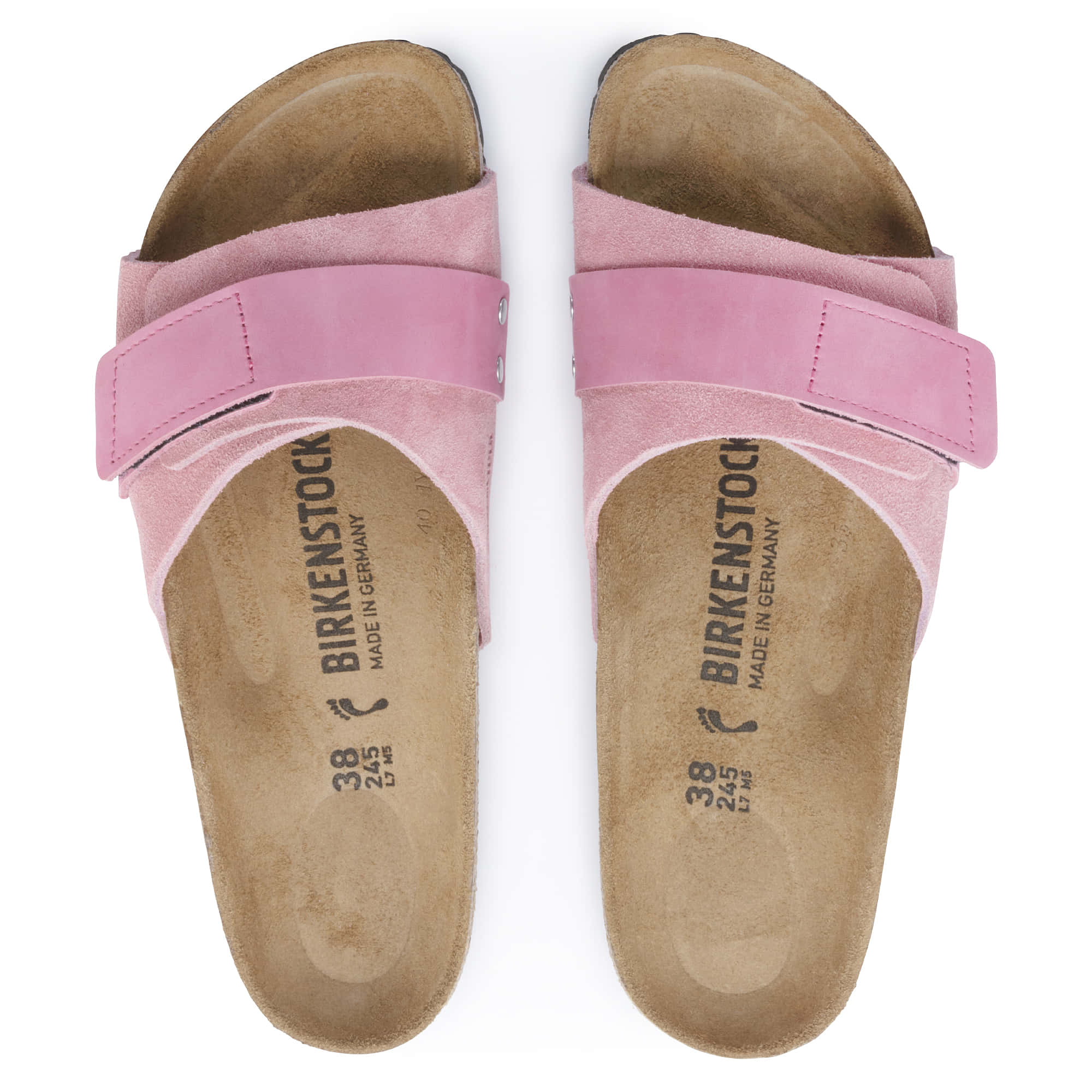 Birkenstock Oita Suede Leather – Pink Pink/Modern Suede candy pink - view 2