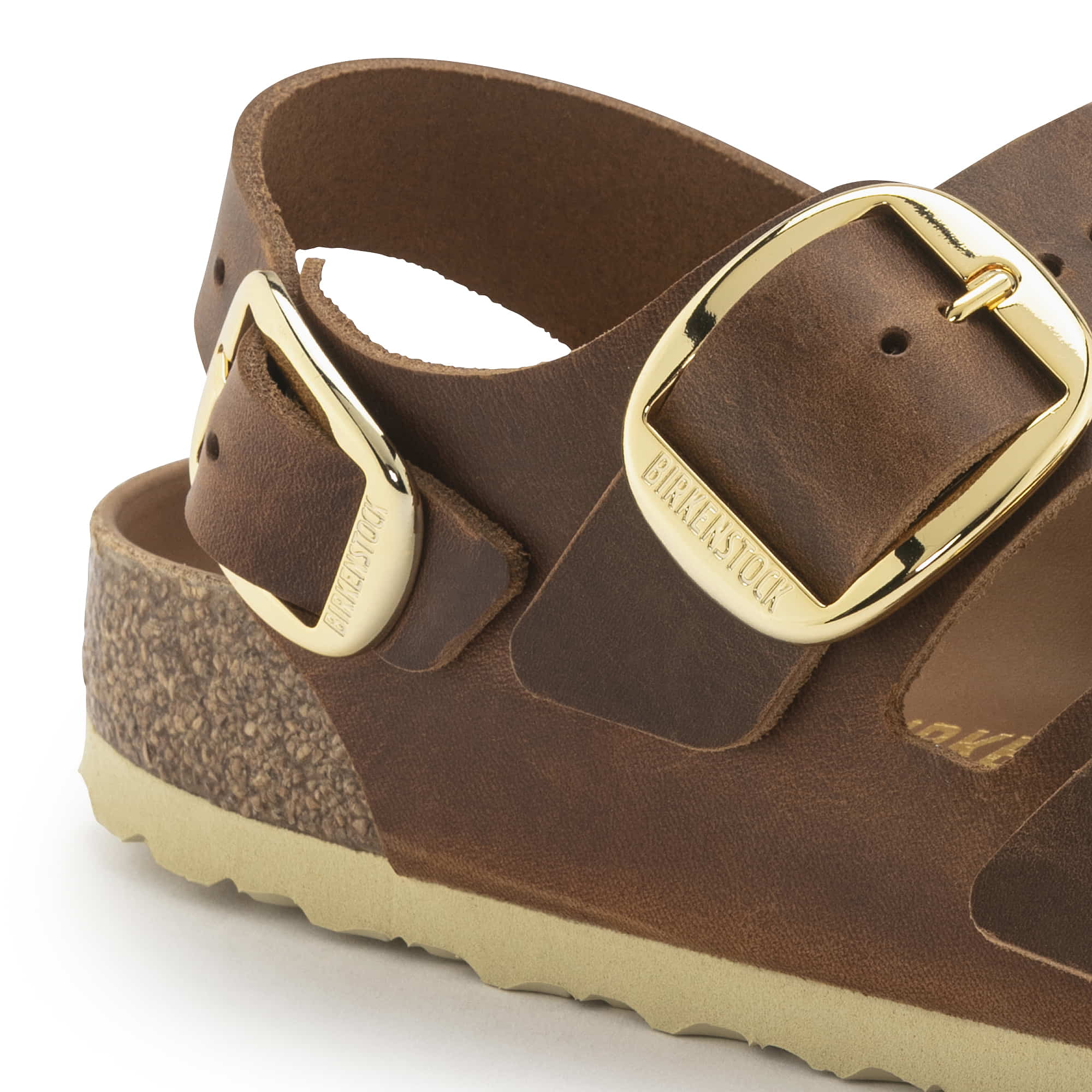 Birkenstock Milano Big Buckle Oiled Leather – Brown Brown/Cognac - view 5