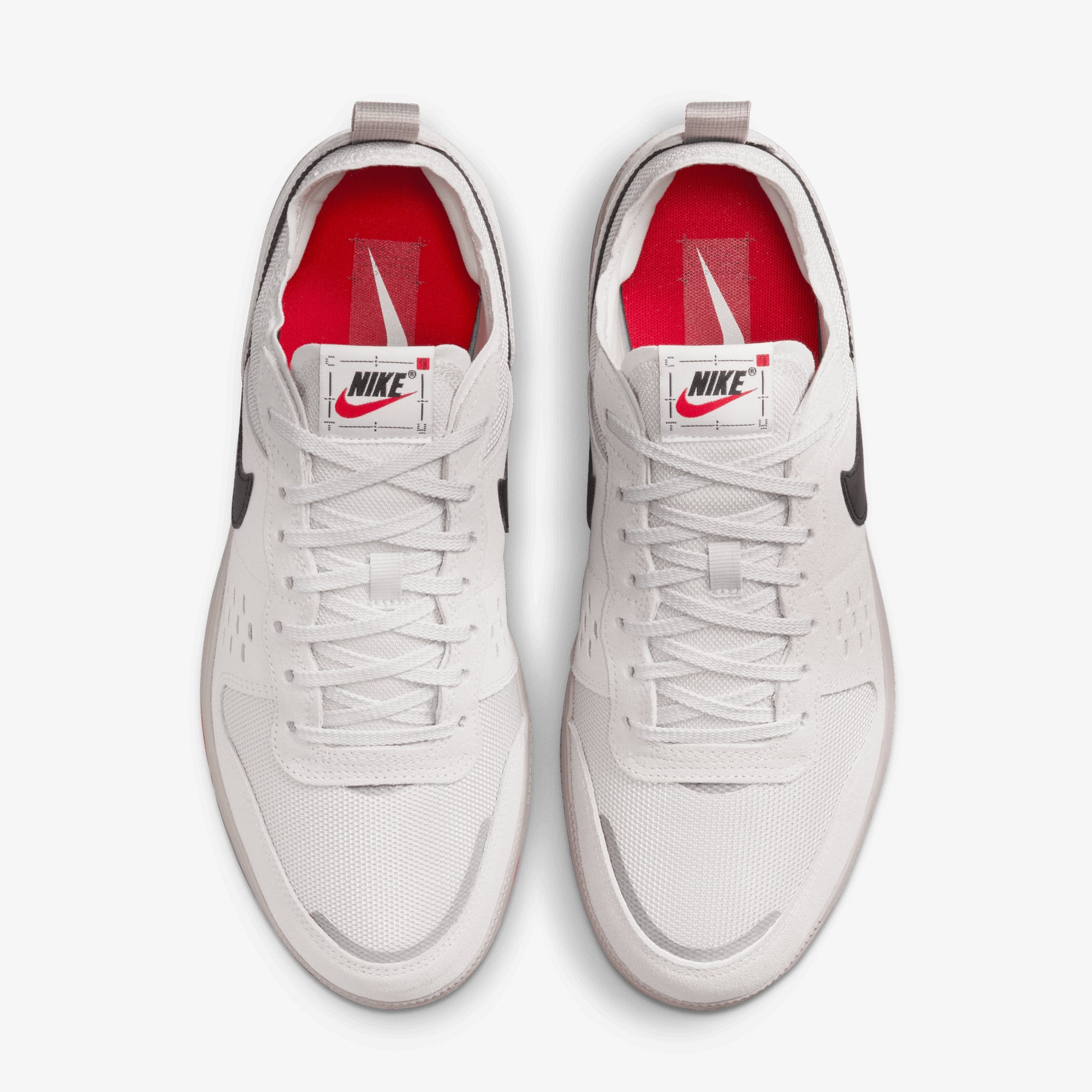 Nike | C1TY { COLLEGE GREY/BLACK-VAST GREY-FIRE RED - view 2