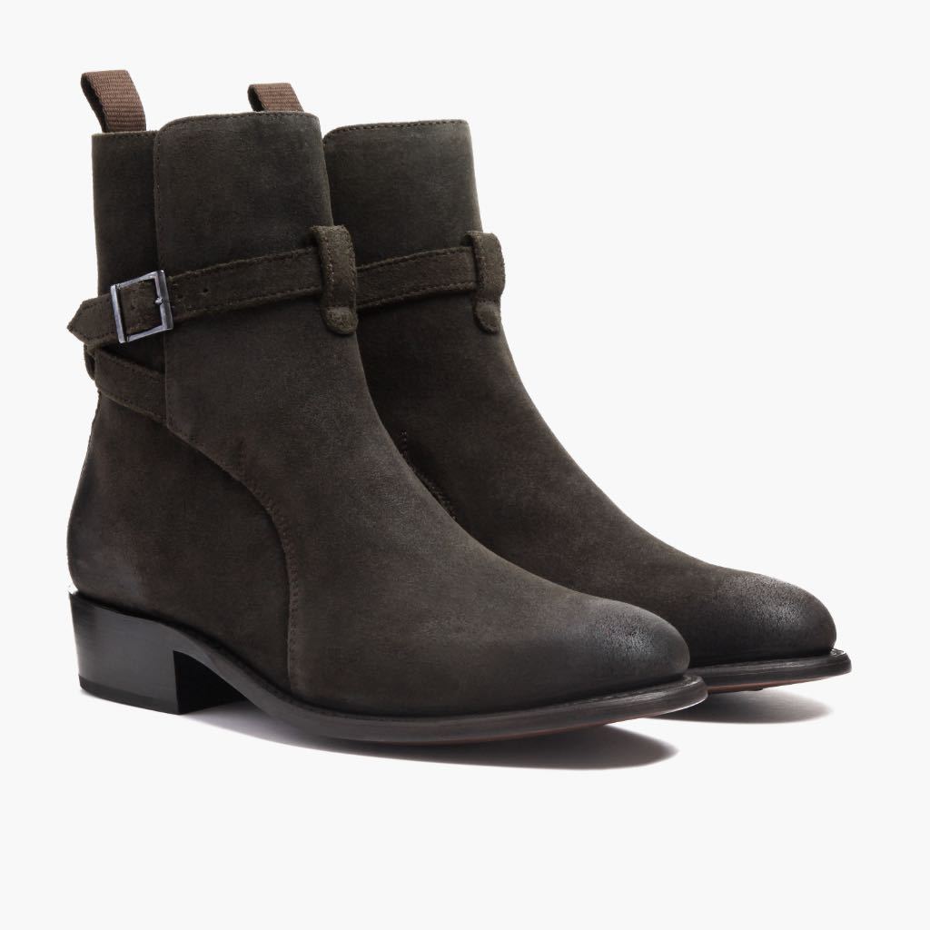 Thursday Boots - Seconds - Men's Boots [S] Rogue | Dark Olive Suede