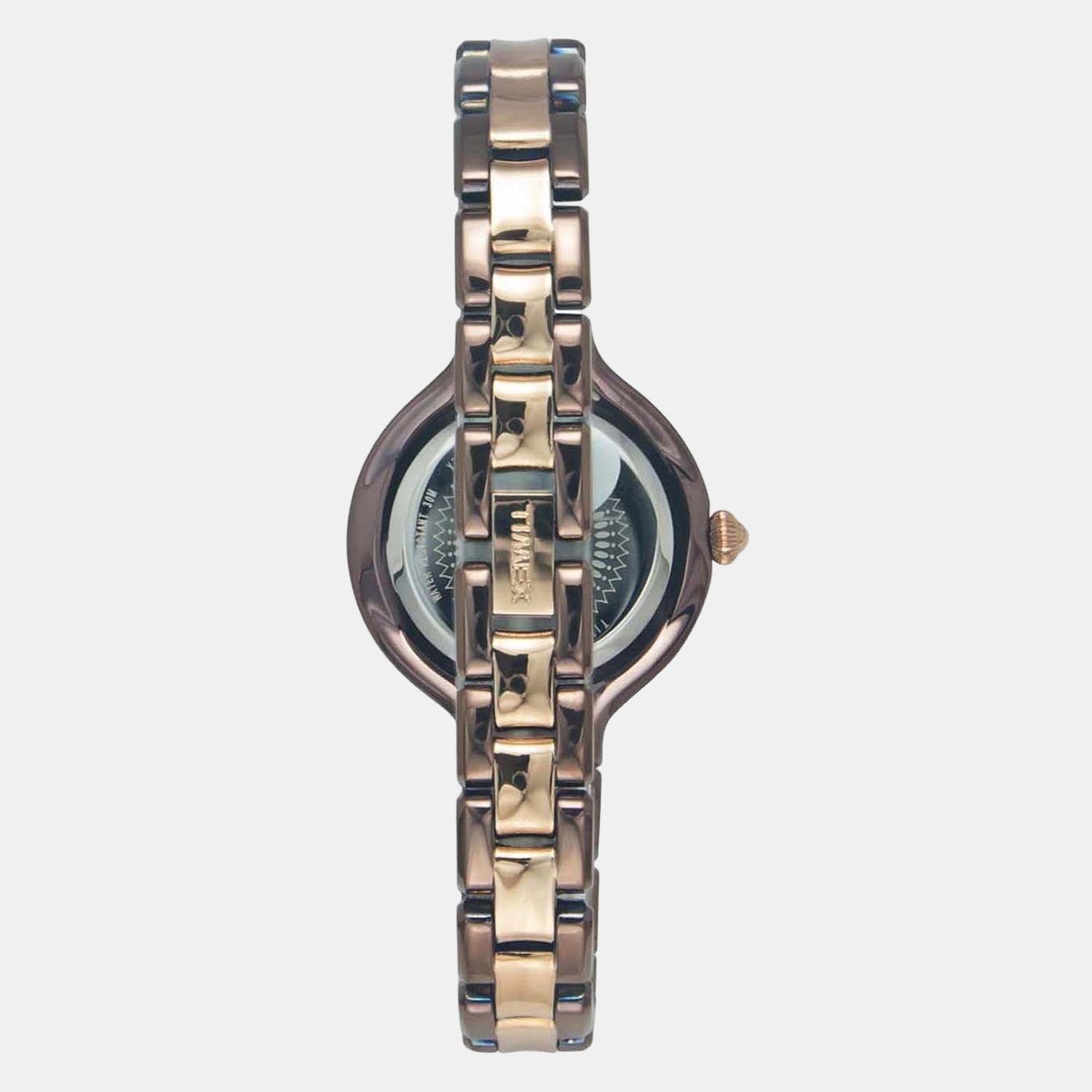 Timex Fria Women Quartz Rose Gold Dial Analog Stainless Steel Watch TWEL14011 - view 2