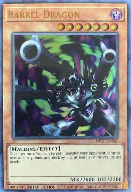 Yu-Gi-Oh! Barrel Dragon - LART-EN037 - Ultra Rare - Limited