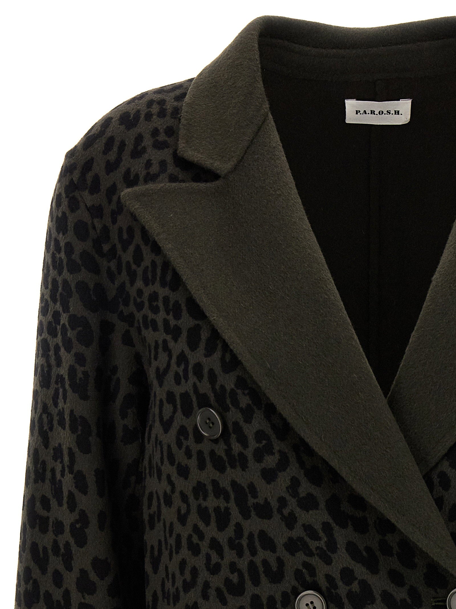 P.A.R.O.S.H. Animal Print Double-breasted Blazer - view 3