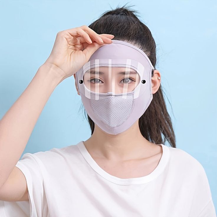 Roposo Clout UV Sun Protection Breathable Face Mask