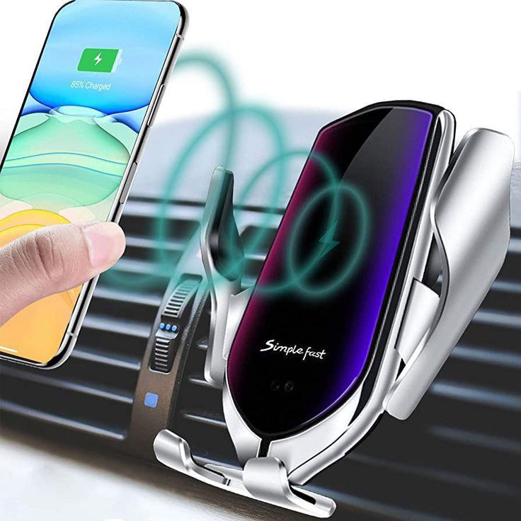 Catterton Smart Sensor Car Wireless Charger + Phone Holder - view 4