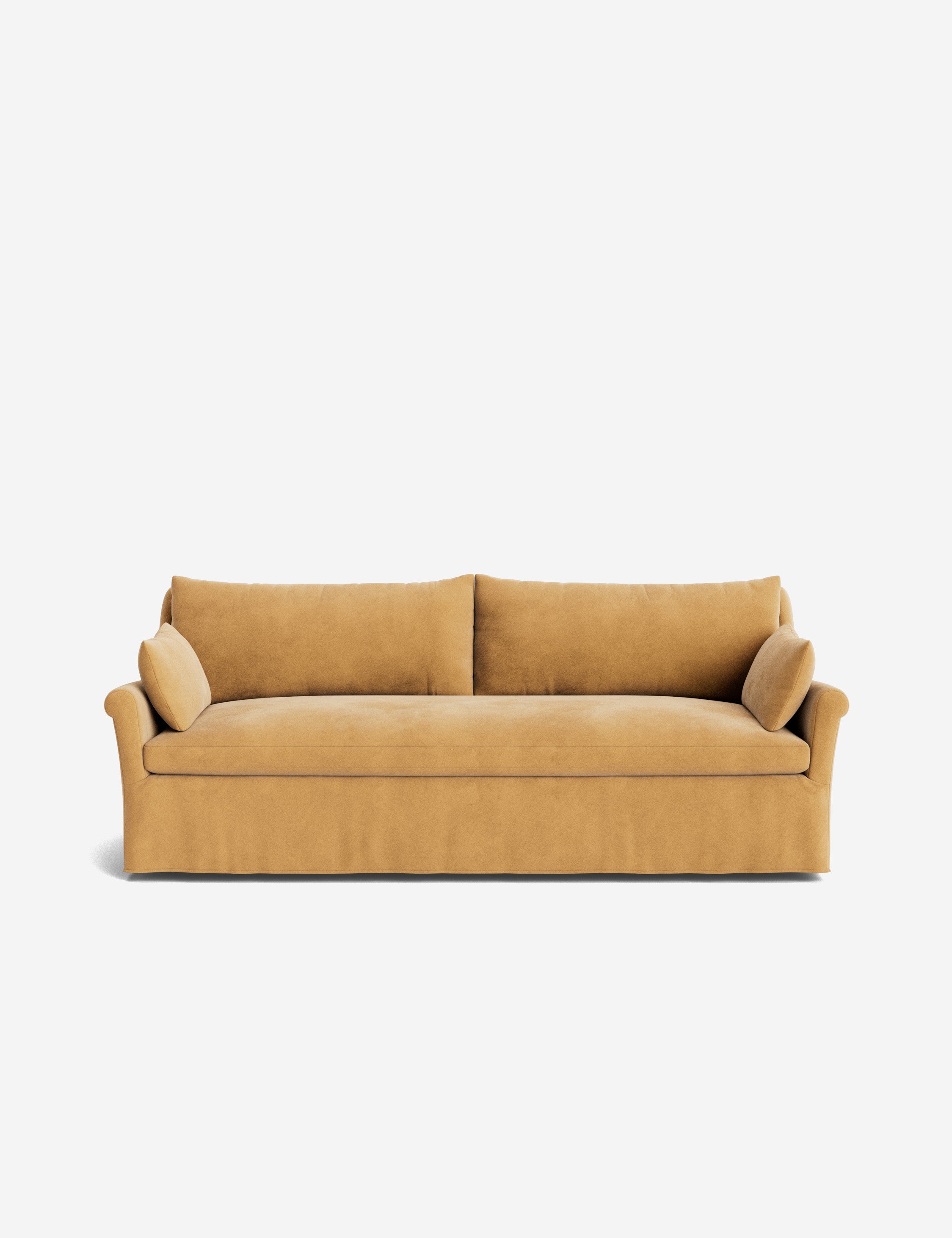 Lulu and Georgia Portola Rolled Arm Slipcover Sofa - view 38