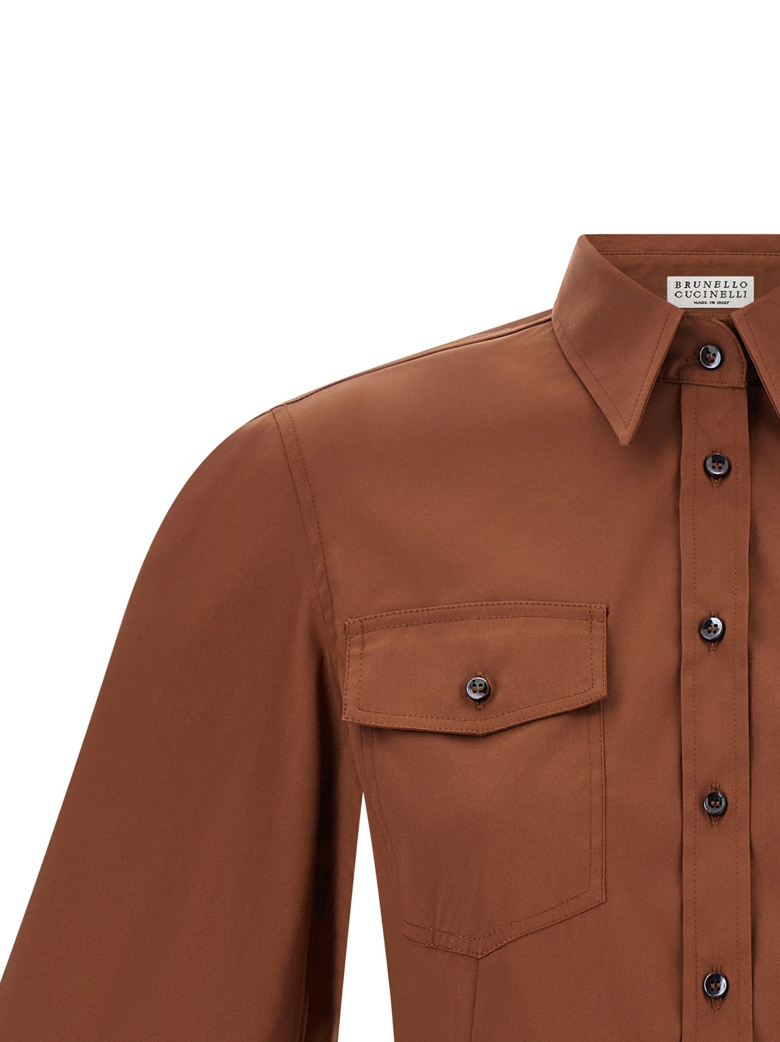 Brunello Cucinelli Poplin Shirt - view 3