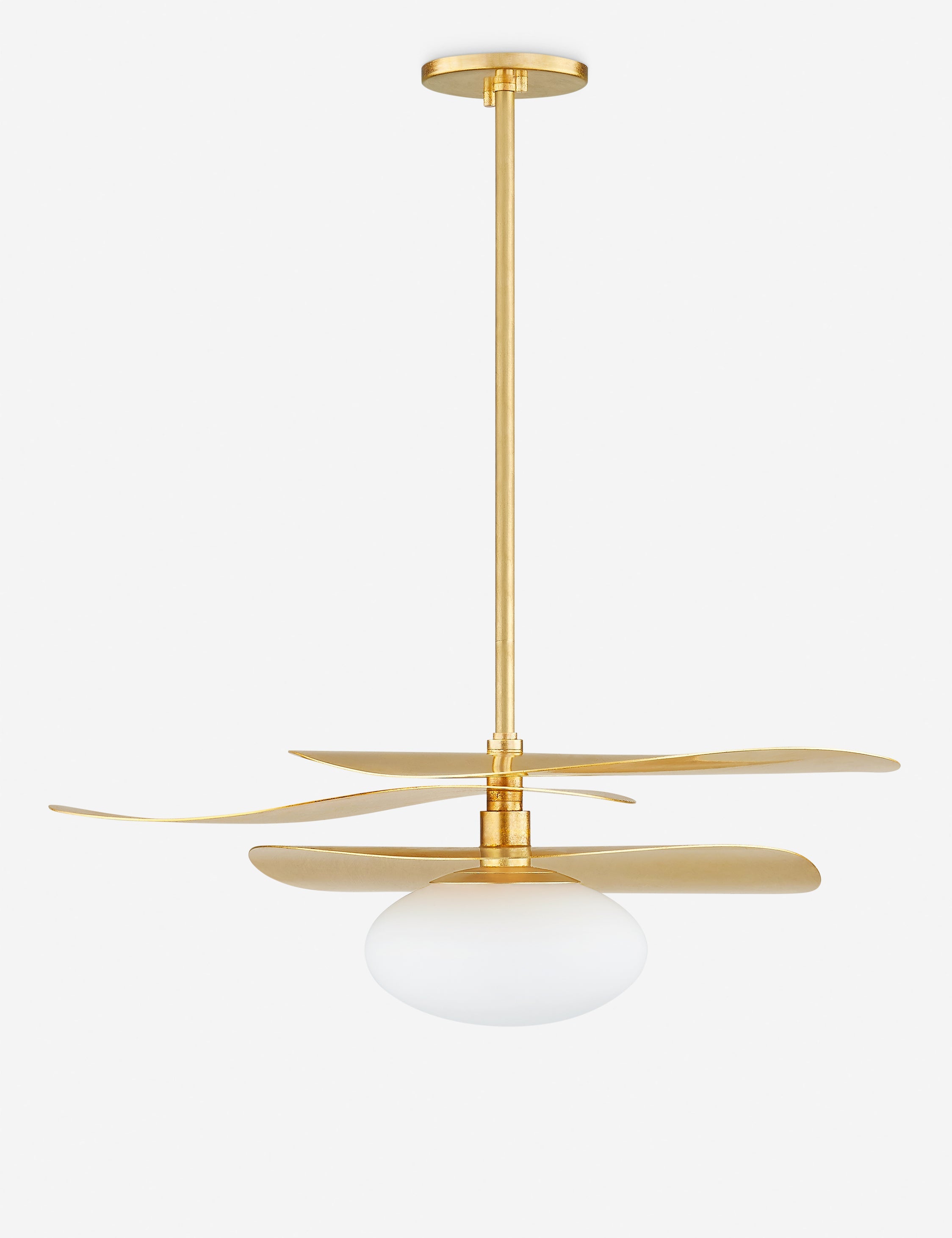 Lulu and Georgia Honfleur Pendant Light – Brass