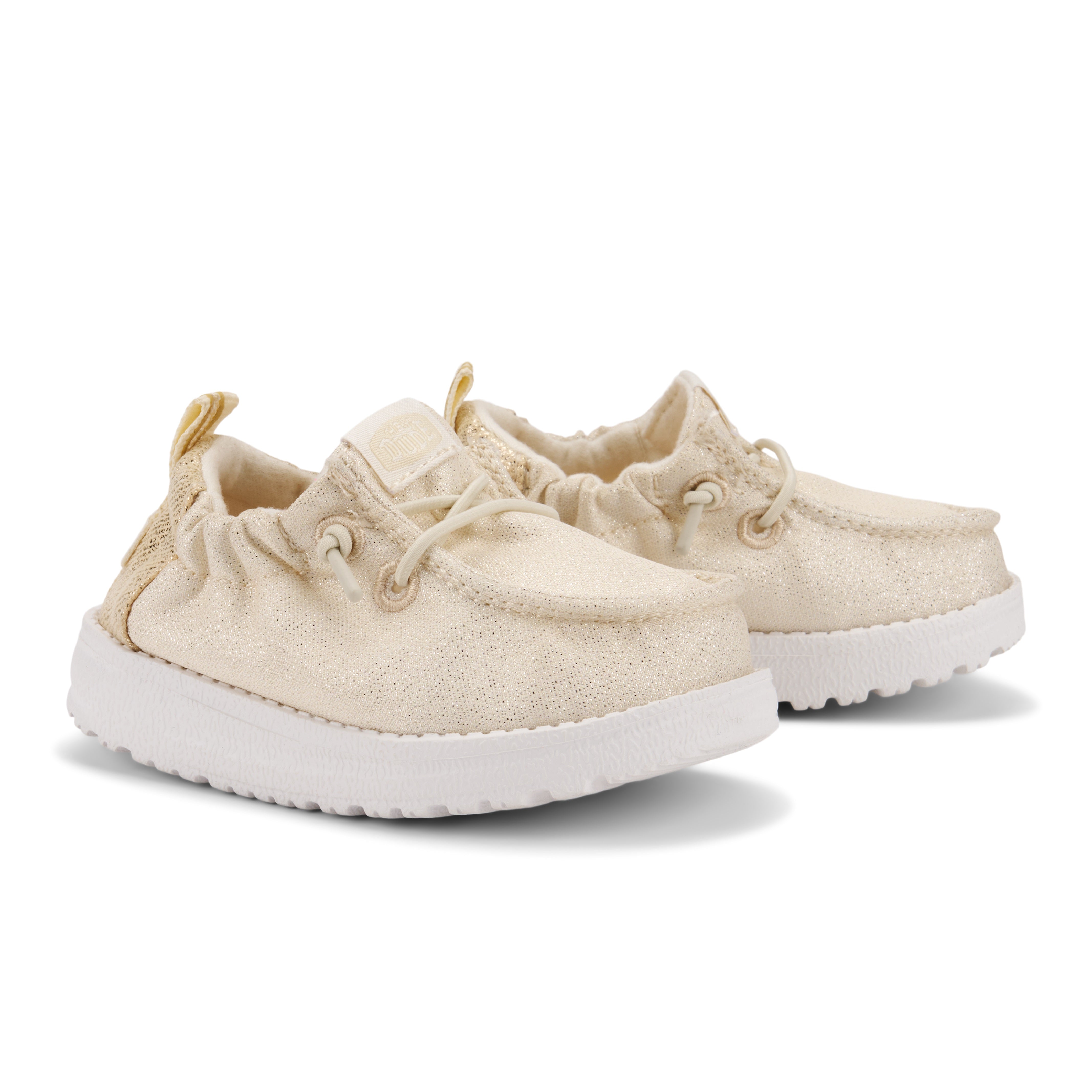 HEYDUDE shoes LILDUDE Infant Slip On Novelty - Champagne Glitter - view 2