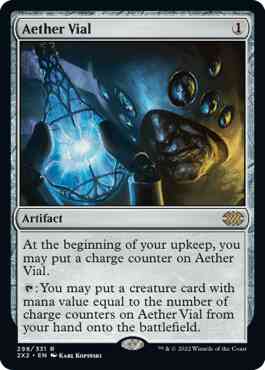 Aether vial 298 – Magic Aether Vial [298] [Double Masters 2022] [Non-Foil]
