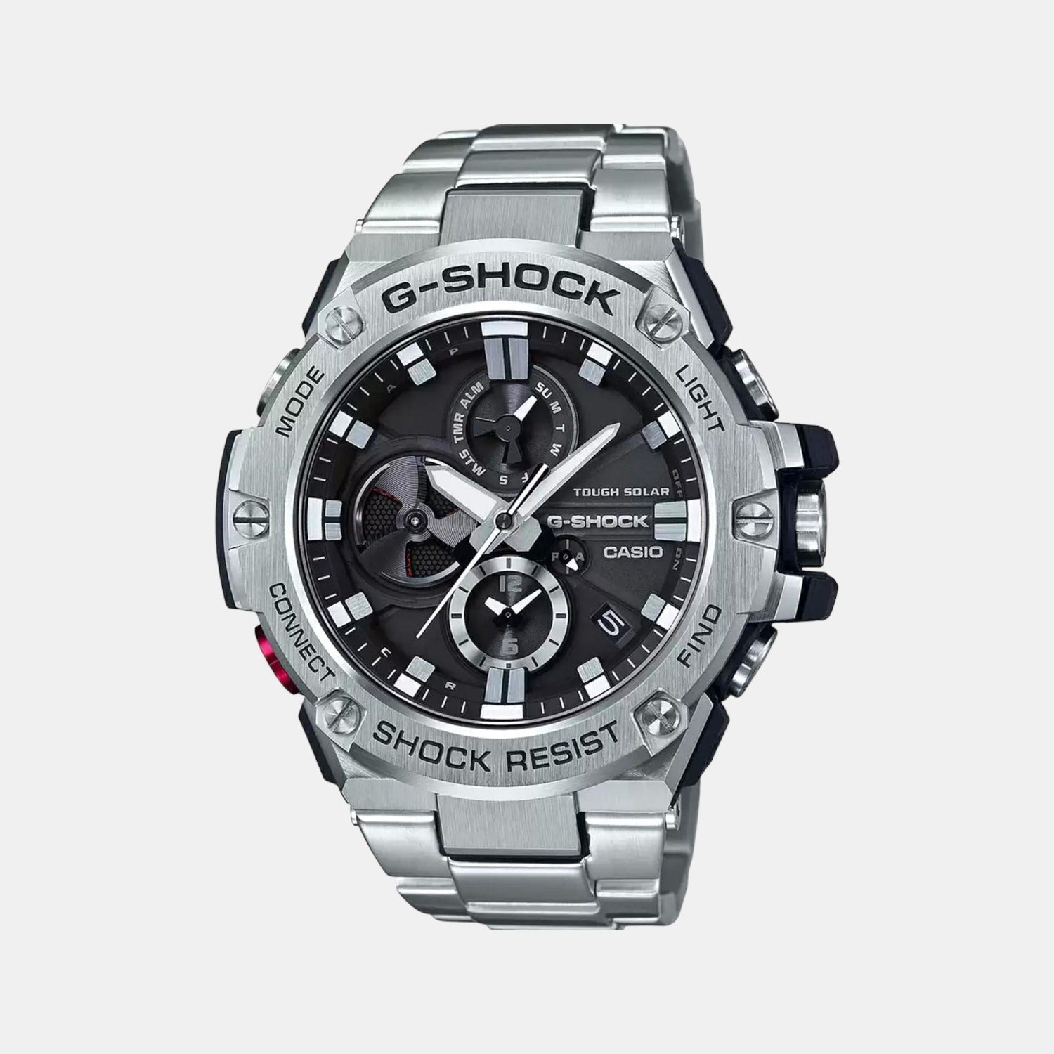 Casio G-Shock Men Quartz Black Dial Analog Stainless Steel Watch G790