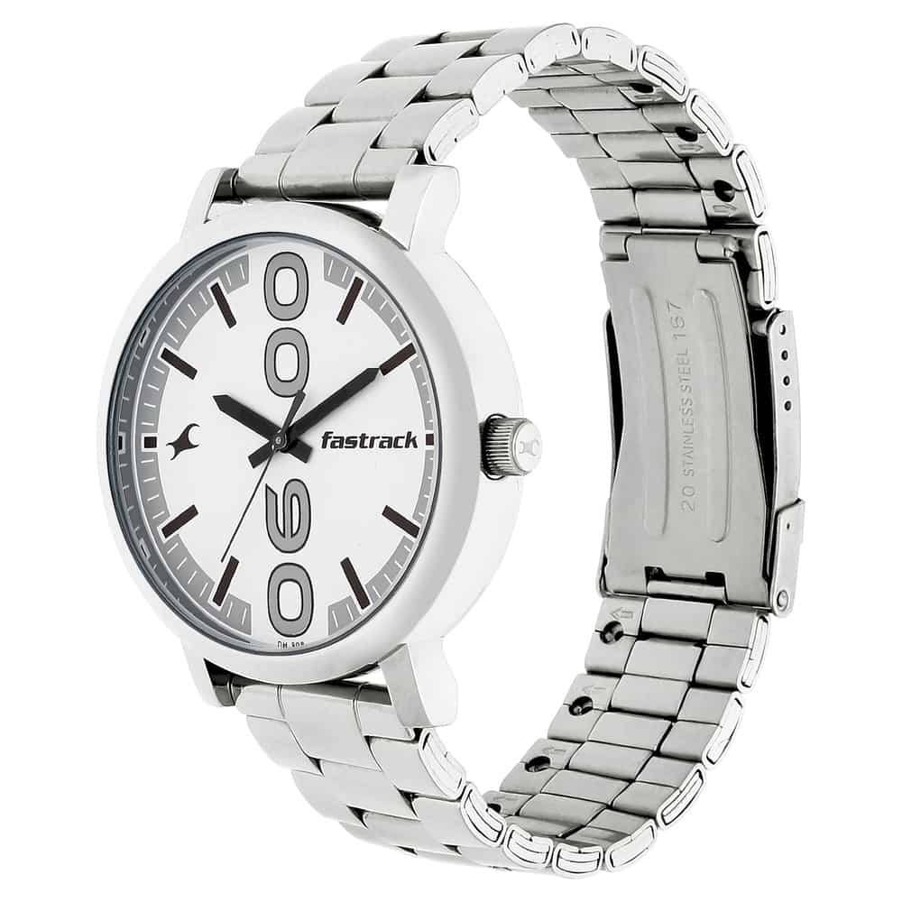 Bold white silver – Fastrack Bold White & Silver